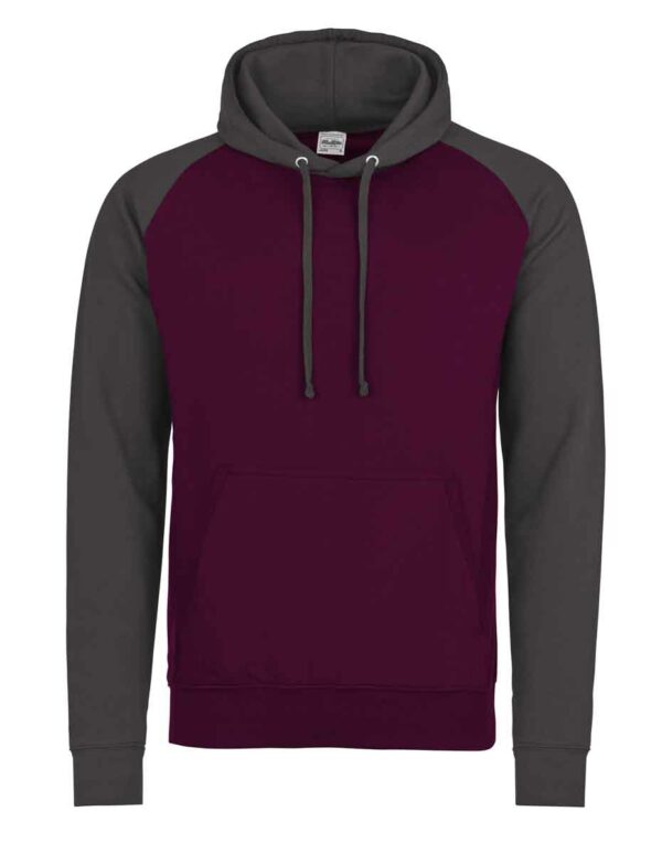 JH009 in Burgundy/Charcoal ohne Logo