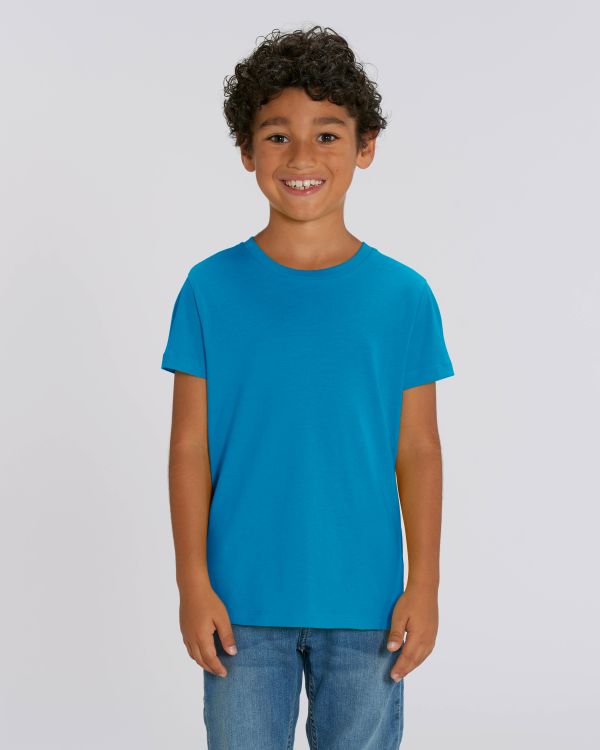 Für die Iconic Kinder T-Shirt "Mini Creator" mit dem Bundeslurch wurde 100% gekämmte ringgesponnene Bio-Baumwolle verwendet, denn das BAfmW steht für einen fairen und nachhaltigen Umgang mit Ressourcen