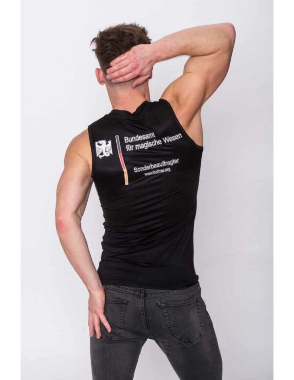 Tombo Men's Sleeveless T-Shirt TL 515 in Black Rücken
