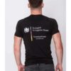 Tombo Men's Slim Fit T-Shirt Sport in Black mit Bundeslurch und Aufdruck Sonderbeauftragter. Kurzarm-Top mit Netz-Einsätzen.