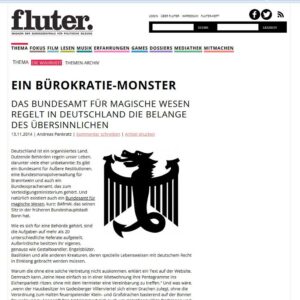 fluter.de, das Magazin der Bundeszentrale für politische Bildung über das BAfmW