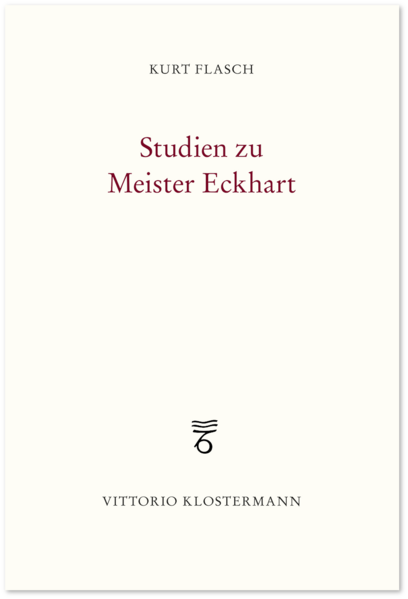 Studien zu Meister Eckhart | Kurt Flasch