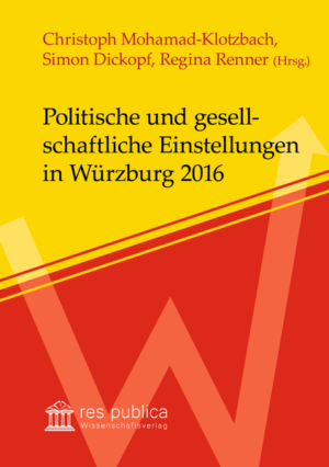 Politische und gesellschaftliche Einstellungen in Würzburg 2016 | Christoph Mohamad-Klotzbach, Simon Dickopf, Regina Renner